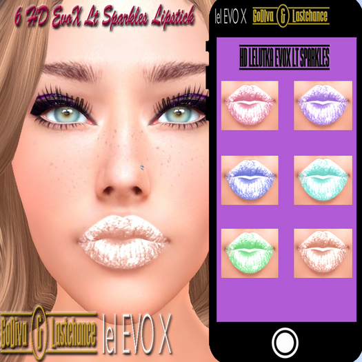 G&L EVOX SPARKLE LT LIPSTICK