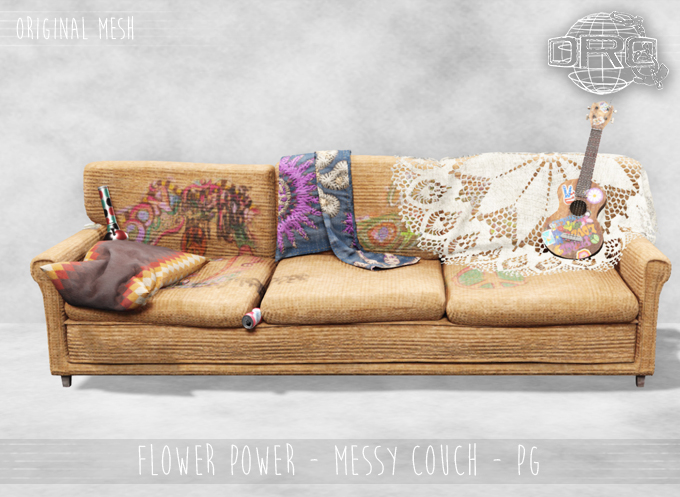 -DRD- Flower Power - Messy couch