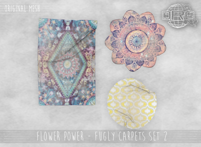 -DRD- Flower Power - Fugly carpets set 2