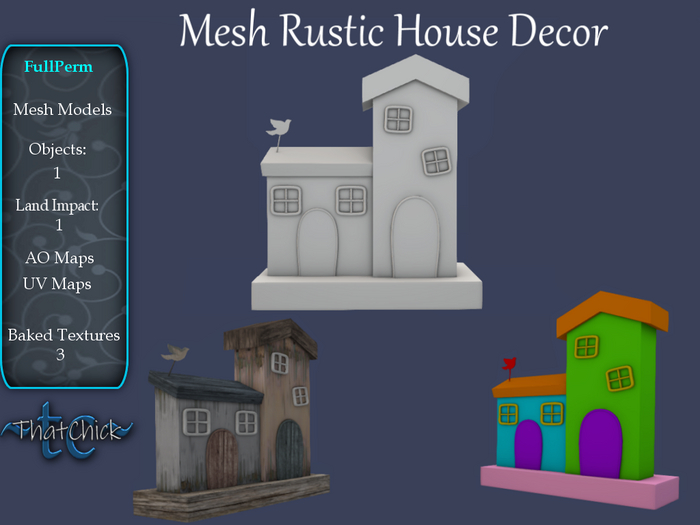 ~tc~ Mesh Rustic House Decor FullPerm Kit