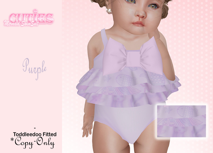 {::Cuties} MermaidSwimSuit Purple 