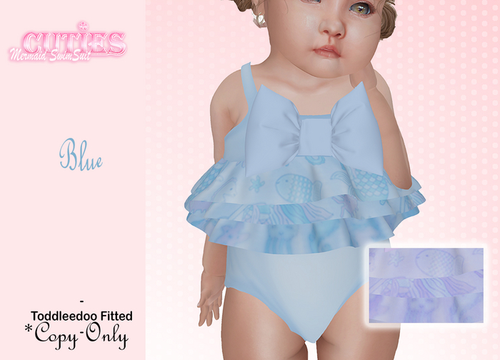 {::Cuties} MermaidSwimSuit Blue
