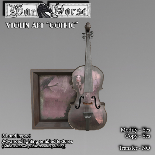 [WH] Violin Art - Gothic - Add