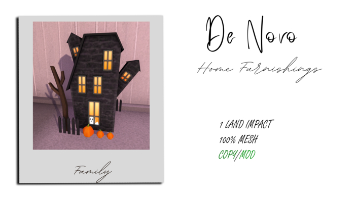..De Novo.. Ghost House Box