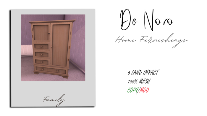 ..De Novo.. Tina's Armoires Box