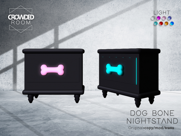 Crowded Room - Dog Bone Nightstand