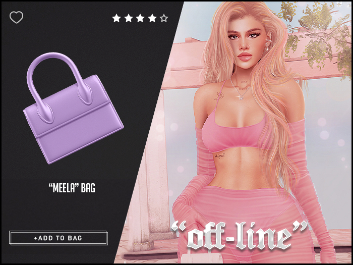 "Off-Line" x "Meela" Bag / Thistle