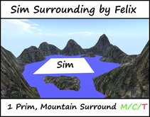 sim surrounding by felix Mountain surround Off Sim ( for landscaping cave grotto waterfall forest outsim )