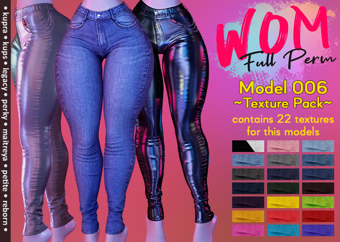WOM - Full Perm - Texture Pack - Model 006