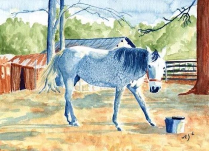 Blue Horse