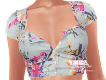 TETRA - Vanity buttoned top (Pattern #5)