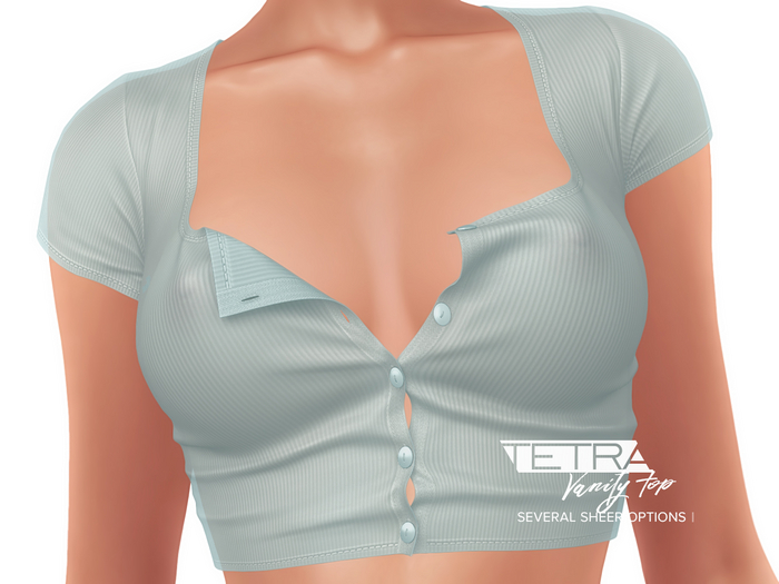 TETRA - Vanity buttoned top (Mint)
