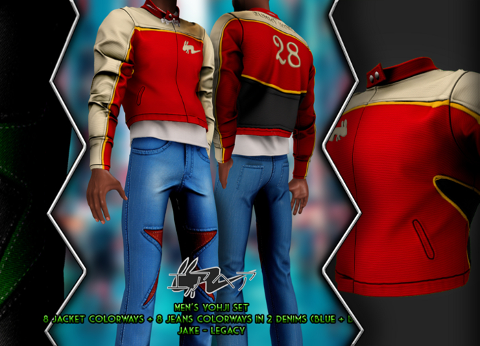 AxH - Men's Yohji Red Racing Jacket