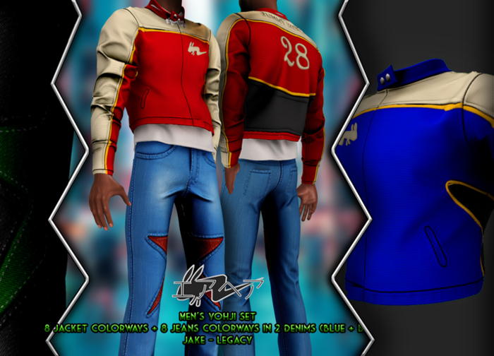 AxH - Men's Yohji Blue Racing Jacket