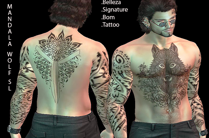 ANKA TATOO -  Mandala wolf sl
