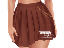 TETRA - Vanity pleated skirt (Syrup)
