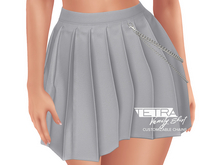 TETRA - Vanity pleated skirt (Gray)