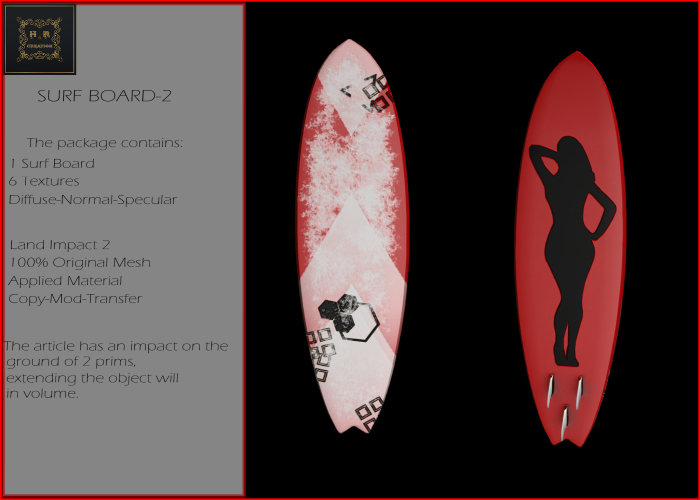 H&R Surf Board 2 FULL PERM