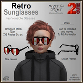 Retro Sunglasses [2cute] Peru