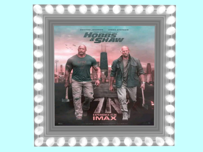 Lighted Movie Poster-Hobbs & Shaw