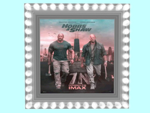 Lighted Movie Poster-Hobbs & Shaw