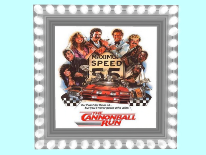 Lighted Movie Poster-Cannonball Run