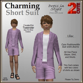 Charming Short Suit [2cute] Lilac
