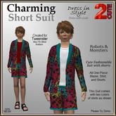 Charming Short Suit [2cute] Robots & Monsters