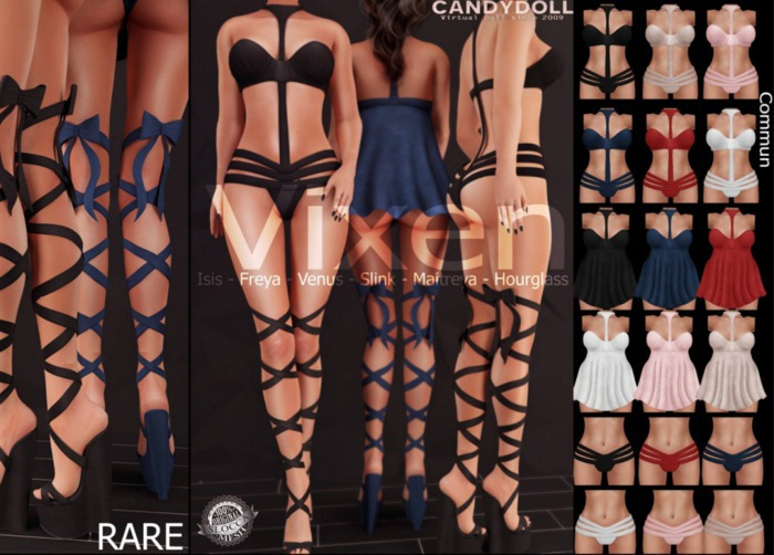 _CandyDoll_Vixen Dress Cherry - Maitreya Lara