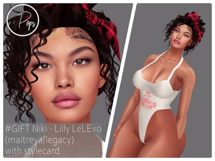 PopsStore Niki Shape Lelutka Lilly #GIFT
