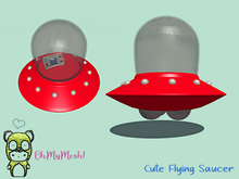 OhMyMesh! Cute Flying Saucer - Full Perm Mesh