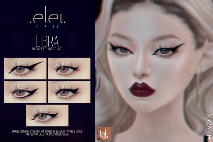 .e l e i. - Libra (Basic Eyeliners Kit)