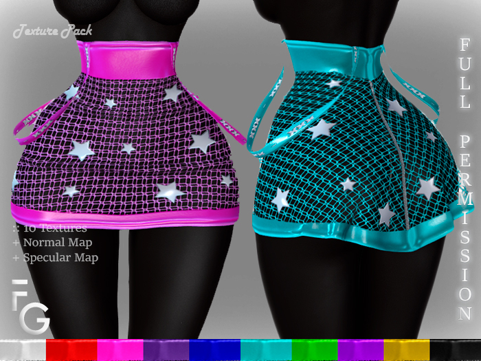 .Fragile. PACK II - 10 Textures for SHINE SKIRT STAR
