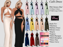 *BSASSY* CALLI DRESS WITH TEXTURE HUD