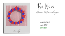 ..De Novo.. Patriotic Stars Wreath