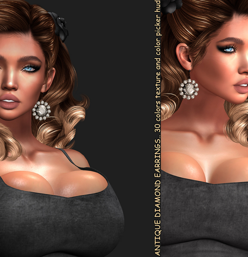 imeris / ANTIQUE DIAMOND EARRINGS