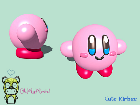Second Life Marketplace - OhMyMesh! Cute Kirbee - Full Perm Mesh