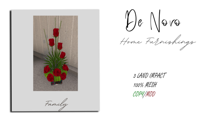 ..De Novo.. Roses Centerpiece 