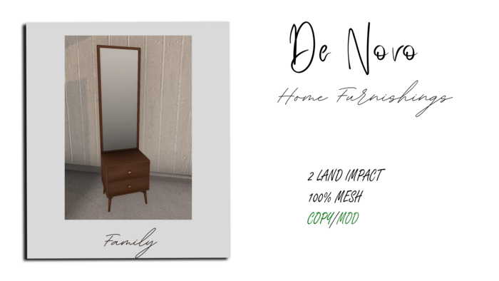 ..De Novo.. Vintage Mirror Stand Box