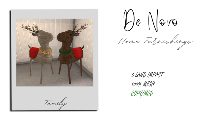 ..De Novo.. Reindeer Box