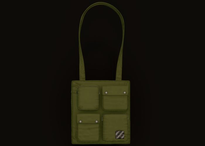 -JUVE- Blocky Bag GREEN 