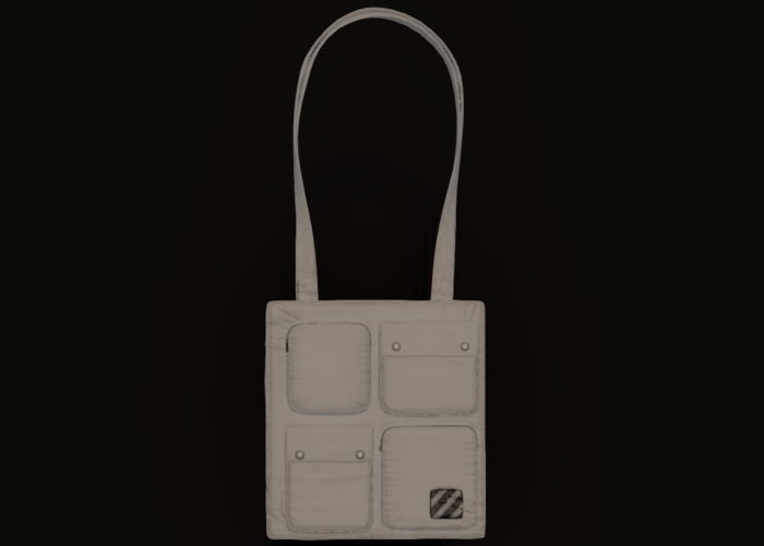 -JUVE- Blocky Bag WHITE   