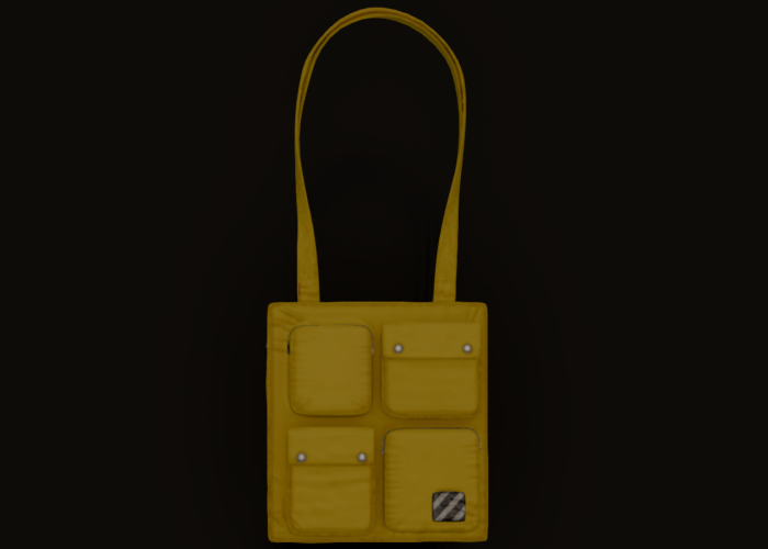 -JUVE- Blocky Bag YELLOW    