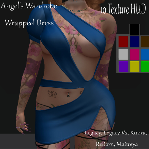Angel's Wardrobe Wrapped Dress