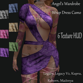 Angel's Wardrobe Wrapped Dress Camo pack