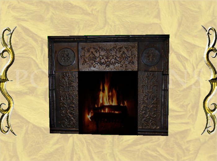 Bronze Fireplace