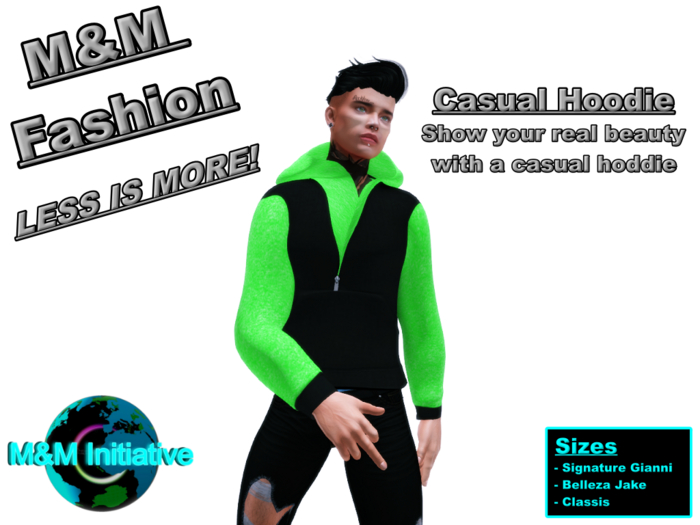 M&M Fashion - Casual Hoodie - Green