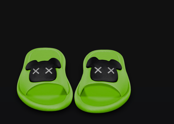 -JUVE- Juve Slides (Lime)