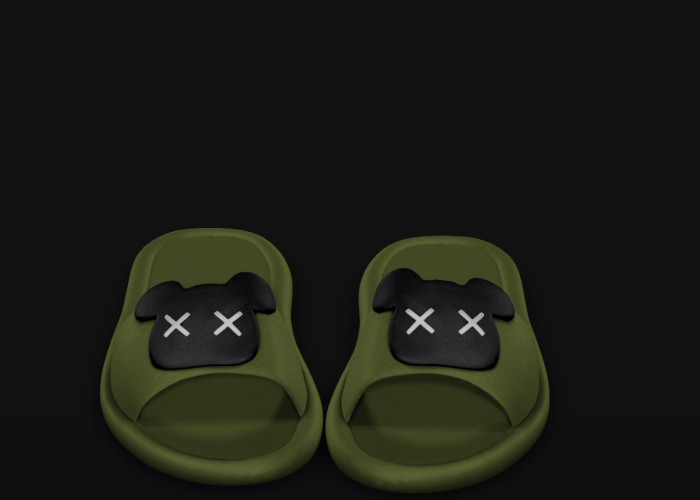 -JUVE- Juve Slides (Olive)