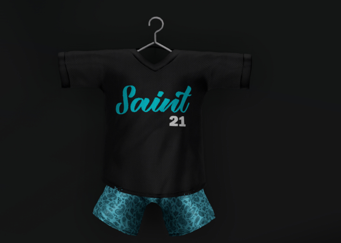 Saint Set (black/cyan)